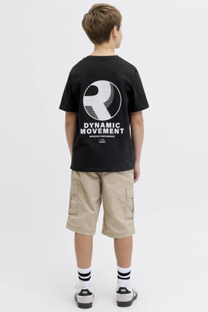 T-shirt met backprint zwart