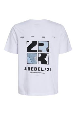 T-shirt met backprint wit
