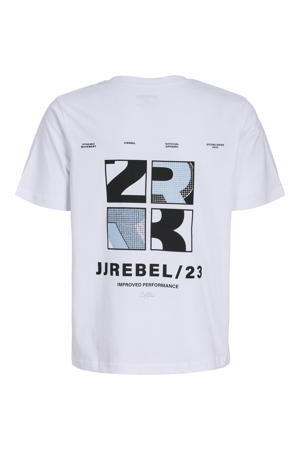 T-shirt met backprint wit