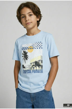 T-shirt lichtblauw