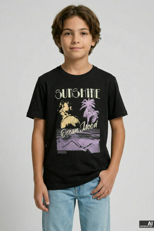 T-shirt zwart