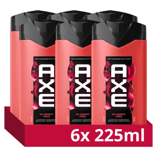 Axe Fine Fragrance Collection Cherry Fizz douchegel - 6 x 225 ml afbeelding