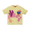 Z8 kids T-shirt Alisha lichtgeel/roze/paars