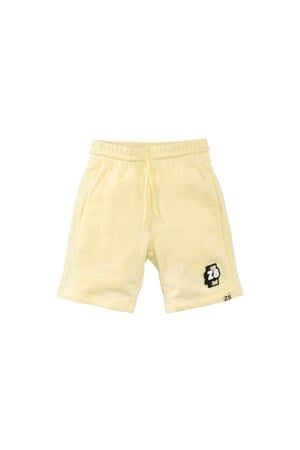 sweatshort Louka lichtgeel