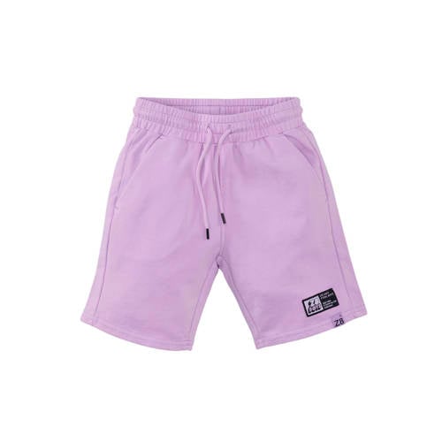 Z8 kids sweatshort Nils lila Korte broek Paars Jongens Stretchkatoen Effen - maat 146 afbeelding