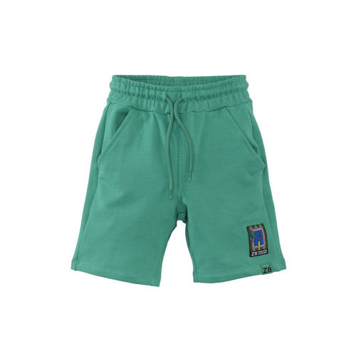Z8 kids sweatshort Jozy groen Korte broek Jongens Stretchkatoen Effen - maat 92 afbeelding