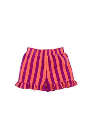 korte broek Camilla violet/koraal
