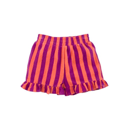 Z8 kids korte broek Camilla violet/koraal Paars Meisjes Badstof Streep - maat 92 afbeelding