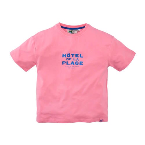 Z8 kids T-shirt Samuel met backprint roze Jongens Stretchkatoen Ronde hals - maat 92/98 afbeelding