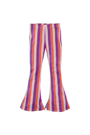 flared broek Jannat lichtroze/violet/koraal