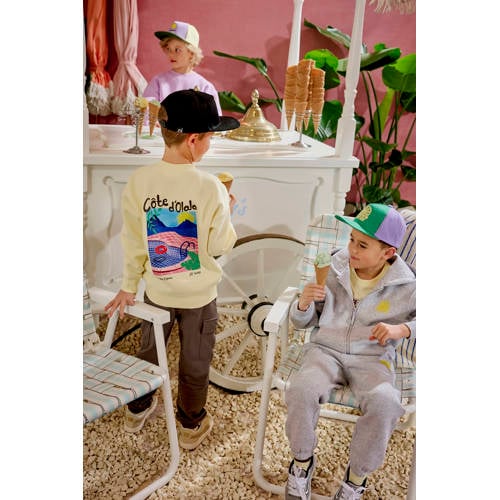 Z8 kids cargo sweatpants Cooper bruin Broek Jongens Stretchkatoen Effen