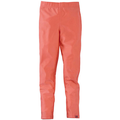 Z8 kids legging Fenne koraal Rood Meisjes Nylon Effen - maat 110 afbeelding