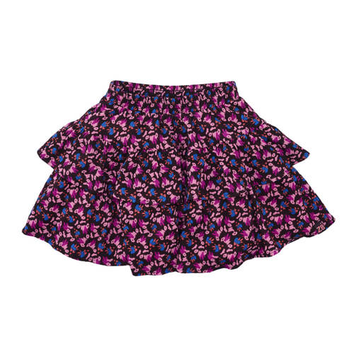 Z8 kids strokenrok Jacky bordeaux/violet/lichtroze Rood Meisjes Polyester - maat 128 afbeelding