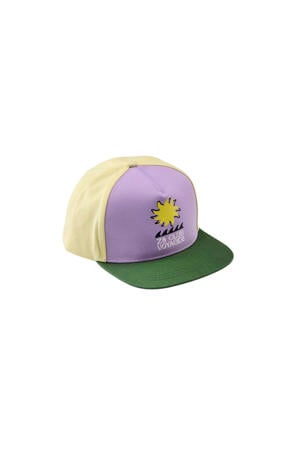 baseball cap Vico lila/lichtgeel/groen