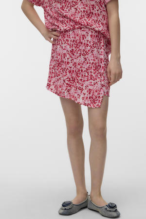 skort gebreid roze