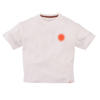 Z8 mini T-shirt Elias  met backprint offwhite/oranje