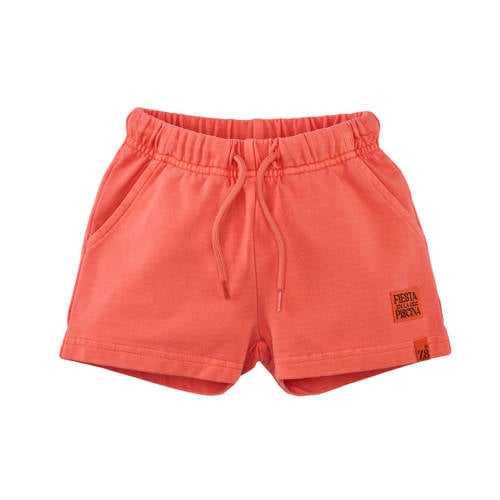 Z8 mini sweatshort Tony oranje Korte broek Jongens Stretchkatoen Tekst - maat 98 afbeelding