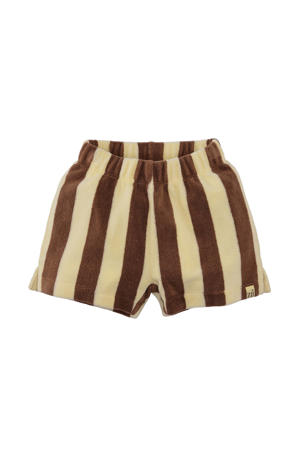 sweatshort Sami lichtgeel/bruin