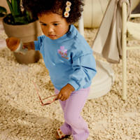 thumbnail: Z8 mini flared broek Medina lila