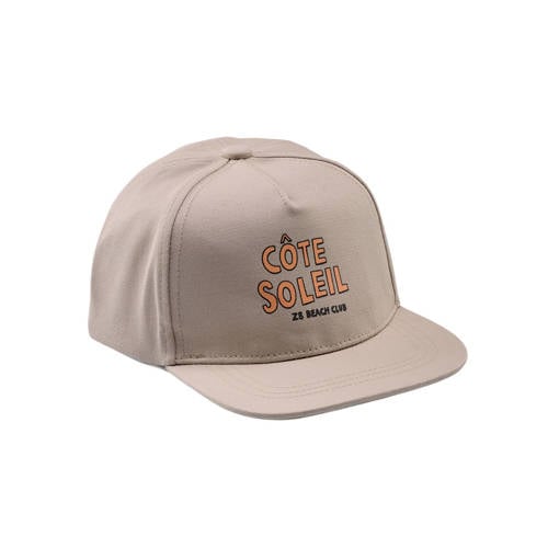 Z8 mini baseball cap Ravi beige Pet Jongens/Meisjes Katoen Tekst