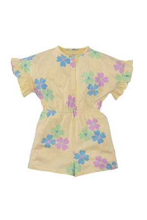 playsuit Veda lichtgeel/lila/blauw