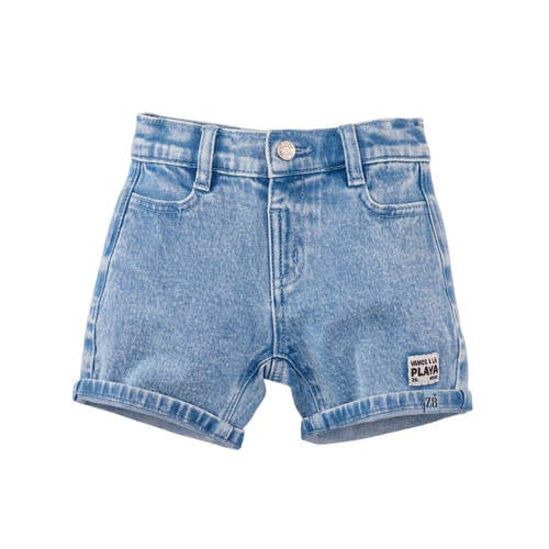 Z8 mini denim short Timo Light Blue Denim Korte broek Blauw Jongens Stretchkatoen - maat 92 afbeelding