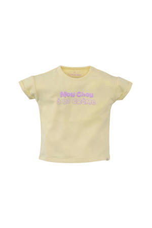 T-shirt Amine lichtgeel