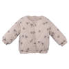 Z8 newborn zomerjas Duha met bloemenprint beige/roze