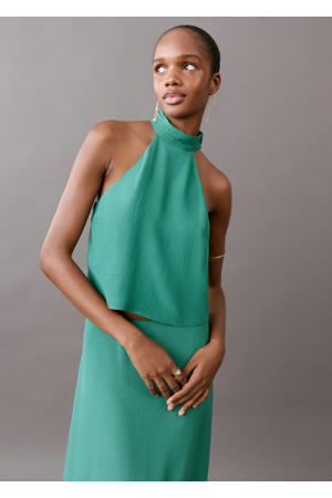 haltertop groen