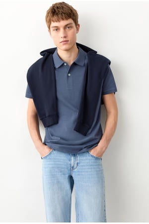 polo blauw