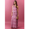 MANGO TEEN gebloemde maxi rok roze