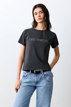 T-shirt donkerblauw