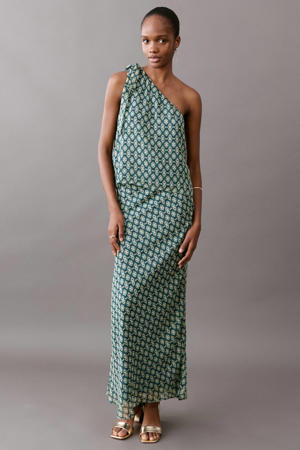 maxi rok donkergroen