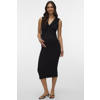MAMALICIOUS zwangerschaps midi rok rib gebreid zwart