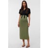 MAMALICIOUS zwangerschaps- en voedings cropped top zwart