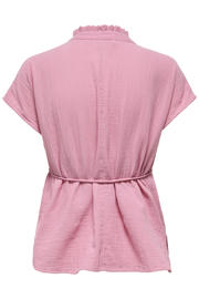 thumbnail: ONLY MATERNITY zwangerschaps blousetop met textuur roze