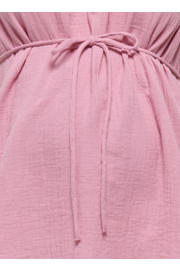 thumbnail: ONLY MATERNITY zwangerschaps blousetop met textuur roze