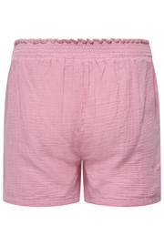 thumbnail: ONLY MATERNITY regular waist zwangerschaps casual short met textuur roze