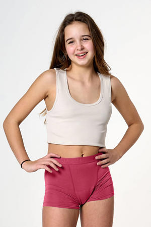 mentruatie boyshort donkerroze heavy overnight