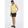 ONLY MATERNITY zwangerschaps T-shirt broderie lichtgeel
