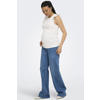 ONLY MATERNITY zwangerschaps T-shirt broderie ecru