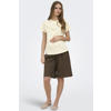 ONLY MATERNITY zwangerschaps T-shirt ecru