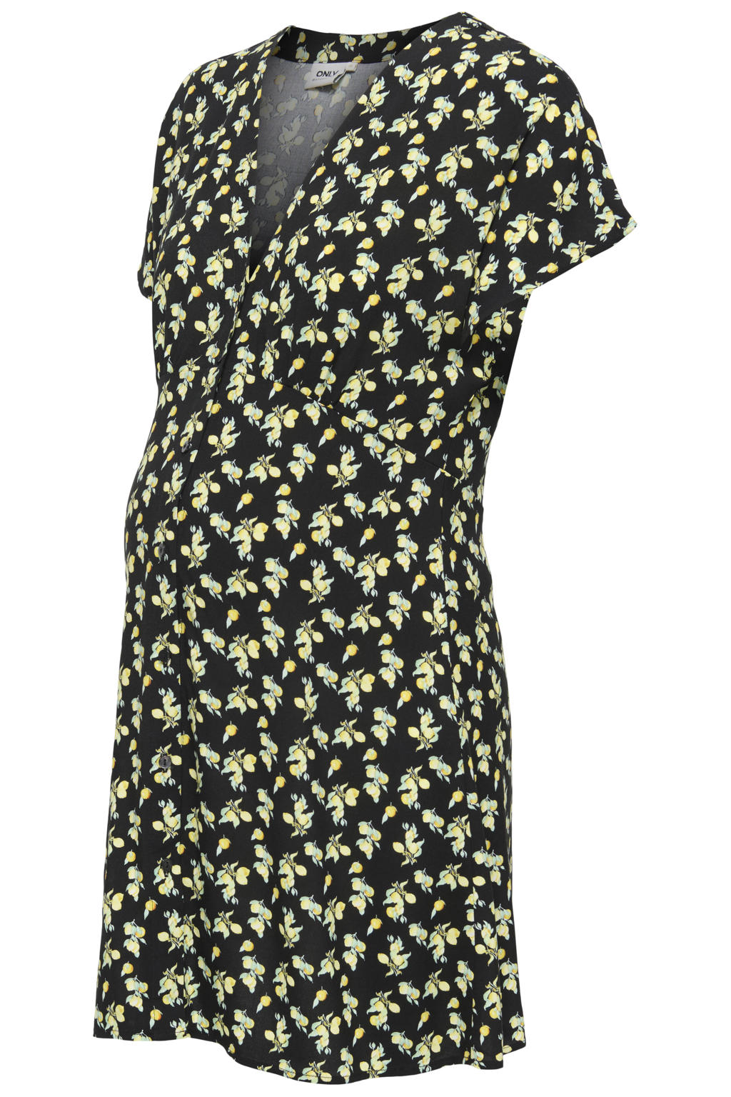 ONLY MATERNITY zwangerschaps mini jurk zwart