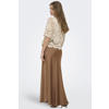ONLY MATERNITY zwangerschaps maxi rok bruin