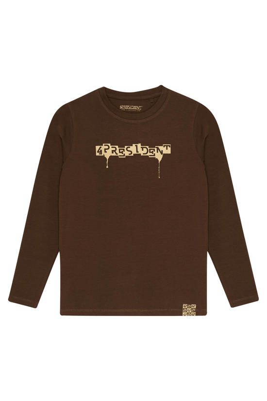 bruine longsleeves meisjes