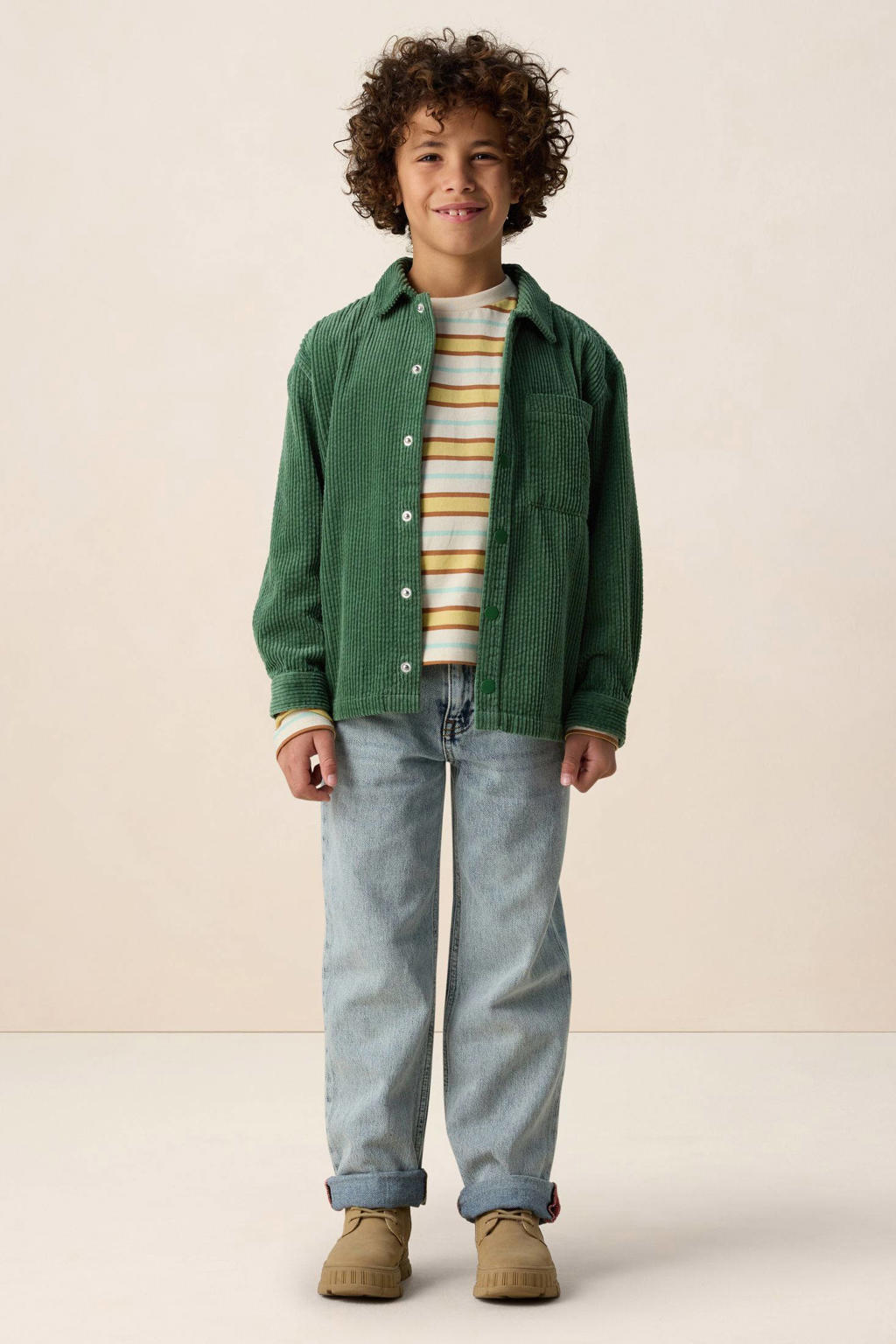 Sissy-Boy corduroy overhemd groen