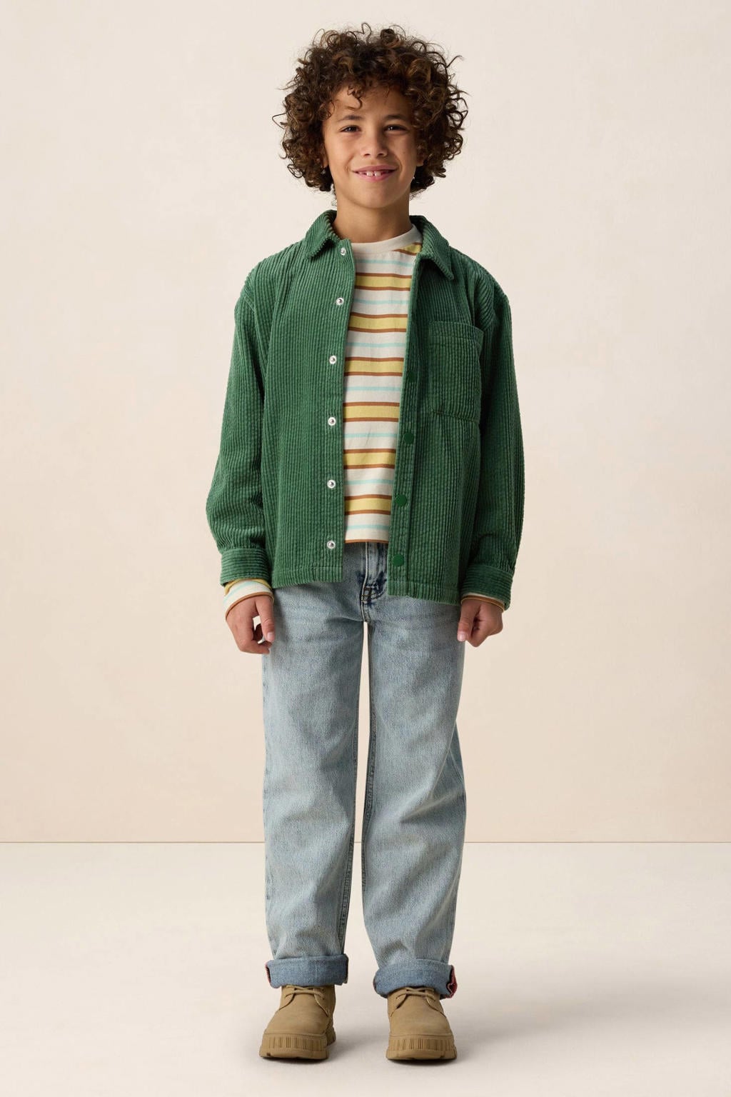 Sissy-Boy corduroy overhemd groen