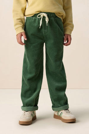 corduroy casual broek groen