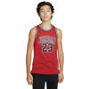 Jordan singlet rood/zwart/wit