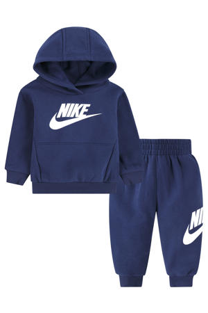 DorkasDE Trainingspak voor meisjes, joggingpak, sportpak, herfst, vrijetijdspak, sweatshirt en broek, Donkerblauw, 146-152